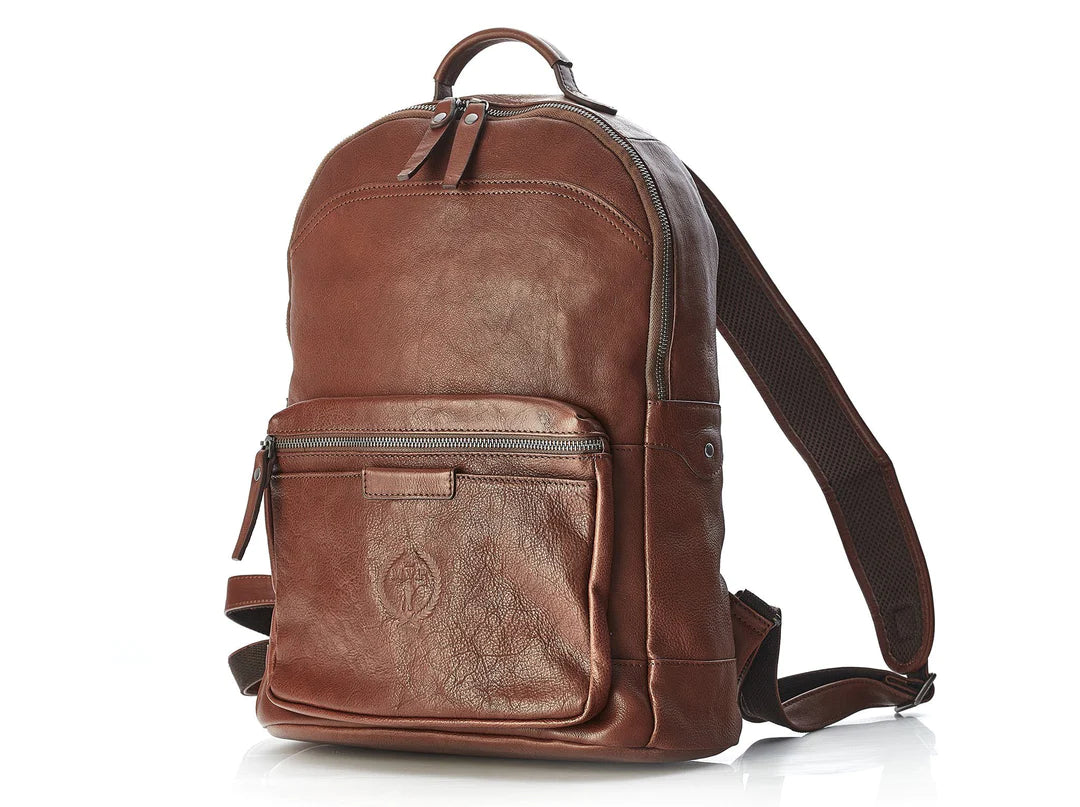 Heritage leather outlet backpack