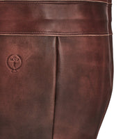 HERITAGE BROWN LEATHER UPPERCUT BAG (UN-FILLED)