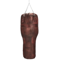 HERITAGE BROWN LEATHER UPPERCUT BAG (UN-FILLED)
