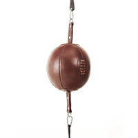 PRO HERITAGE BROWN LEATHER BOXING SPEED BALL, DOUBLE END