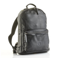 EXECUTIVE BLACK LEATHER BACKPACK
