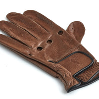 PRO HERITAGE BROWN LEATHER GOLF GLOVE (L/H)