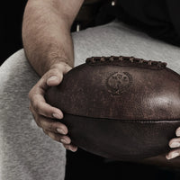 RETRO HERITAGE BROWN LEATHER FOOTBALL