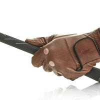 PRO HERITAGE BROWN LEATHER GOLF GLOVE (L/H)