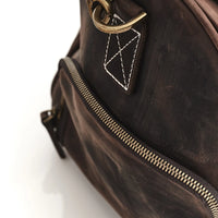 HERITAGE BROWN LEATHER SPORTS DUFFLE BAG