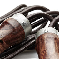 RETRO HERITAGE BROWN LEATHER JUMP ROPE