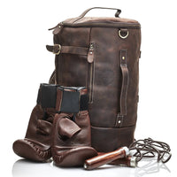 HERITAGE BROWN LEATHER RUCKSACK