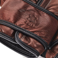PRO HERITAGE BROWN LEATHER BOXING GLOVES (STRAP UP) 16oz