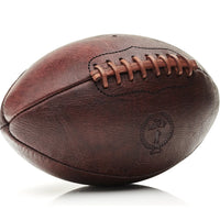 RETRO HERITAGE BROWN LEATHER FOOTBALL