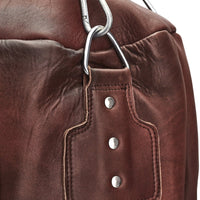 HERITAGE BROWN LEATHER UPPERCUT BAG (UN-FILLED)