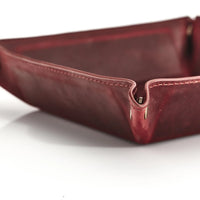 LEATHER VALET TRAY