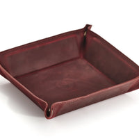 LEATHER VALET TRAY
