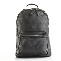 EXECUTIVE BLACK LEATHER BACKPACK